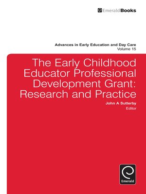 cover image of Advances in Early Education & Day Care, Volume 15